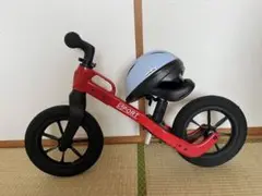 【美品】バランスバイク スポーツ レッド ヘルメット付き