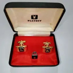 PLAYBOY Kの文字入りカフスセット