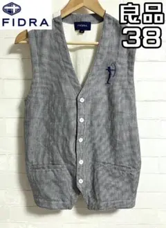 【24時間以内/匿名配送】良品 フィドラ レディース ニットベスト サイズ38