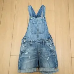 GAPデニムオーバーオール 130cm ダメージ加工