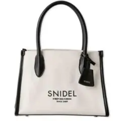 SNIDEL スナイデル エコキャンバスバッグM キャンバスバッグ ハンドバッグ