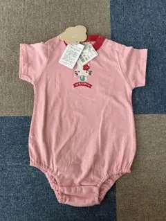 ベビー　ハローキティ ロンパース 80cm 新品未使用　ピンク　女の子　半袖