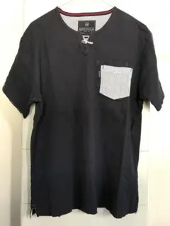 半袖Tシャツ　涼しい半袖シャツ　おしゃれな半袖シャツ　紺色
