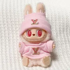 POP MART LABUBU 用 セット 新品 ストーン付ロゴ
