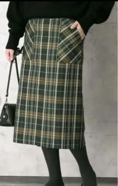 URBAN RESEARCH ROSSO チェックスカート