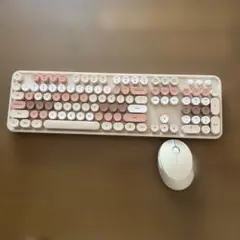 キーボード&マウス♡ベージュ
