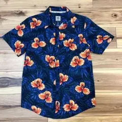 adidas アディダス　アロハシャツ　L ポリエステル