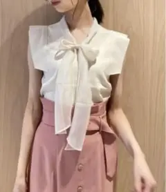 snidel ボウダイニットブラウス