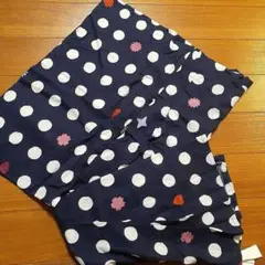 浴衣 ネイビー 水玉模様 170cm