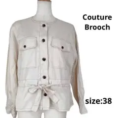 Couture Brooch レディース サイズ38 ホワイト 長袖カットソー