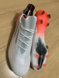 新品 adidas Xスピードフロー.1FG 30センチ(ホワイトu0026グレー)
