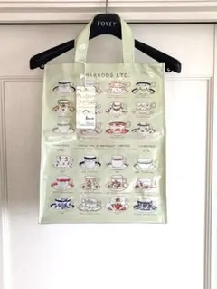 【新品未使用】Harrods ハロッズ　ティーカップ　トートバッグ　ベアチャーム