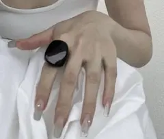 ETRE TOKYO ボリュームリング ブラック