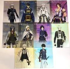 活撃 刀剣乱舞 クリアファイル 9種 セット まとめ ファミマ コラボ