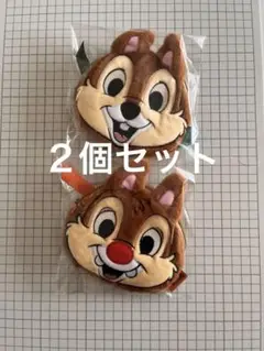 チップ＆デール フェイスポーチ 2個セット　DAISO