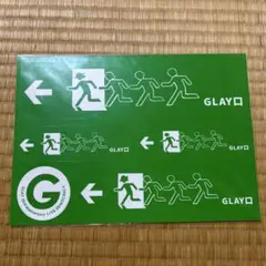 【新品未開封】GLAY　LIVE DEMOCRACY　GLAY口ステッカー