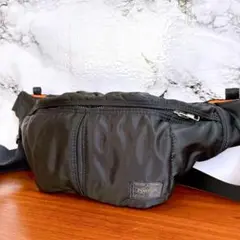 PORTER ポーター タンカー ウエストバッグ ボディバッグ 黒 ブラック