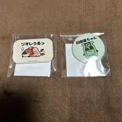 モンハン　缶バッジ　ミニタオル