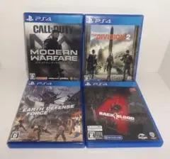 PS4 ゲームソフト4本セット
