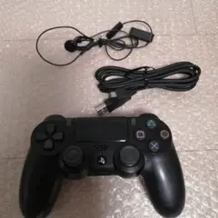 美品　PS4 ワイヤレスコントローラージェット・ブラック CUH-ZCT2J