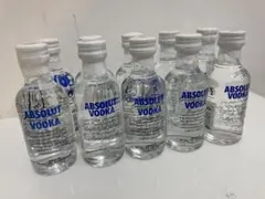 ホテル仕様■スピリッツ 50ml 10本セット 密封カバー付き