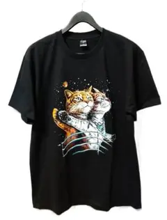 【Tシャツ】新品★タイタニック猫さん★おもしろ&パロディ