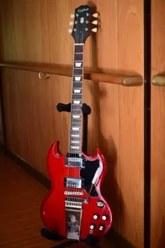 マエストロ　エレキギターSG　レッド マエストロ エレキギターSG レッド