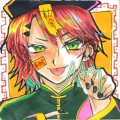 オリジナルイラスト アナログイラスト 男の子
