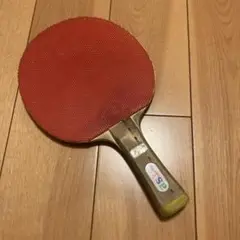 TSP 卓球ラケット 赤黒 フレアグリップ