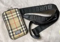 Burberry バーバリー フォンケース ショルダーバッグ ホースフェリー