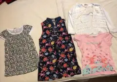 女の子120cm 可愛いTシャツとタンクトップ4枚