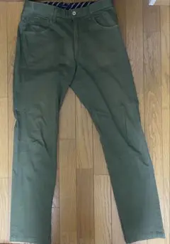 レイジブルー オリーブグリーン スリムフィット チノパン　サイズL
