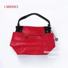 【美品】I MEDICI ２wayショルダーバッグ レッド 定価¥39000