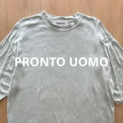 pronto uomo 半袖Tシャツ メンズ XL TG シルク100%