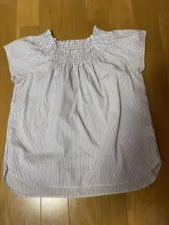 サマーセール　未使用品　クリアインプレッション　ストライプ　ブラウス