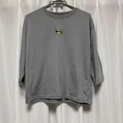 グレー バットマン プリントTシャツ Lサイズ