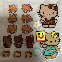 新作日焼けキティカプラシール色々！ 新品♪