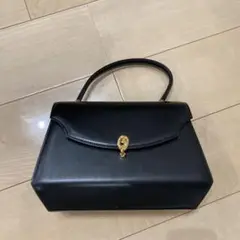 kitamura ブラックフォーマルバッグ ゴールド留め具