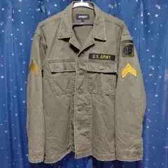 美品　AVIREX ミリタリージャケット　ミリタリーシャツ　L
