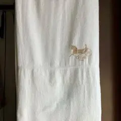 CELINE ホワイト セミシングル フラットシーツ