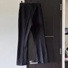 レオパード柄 ブラック フレアパンツ