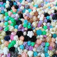 デコパーツ　プラパーツ　ネイルパーツ　バラ　薔薇　花　新品