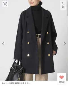 新品未着用Deuxieme Classe ShortDoubleコートNAVY