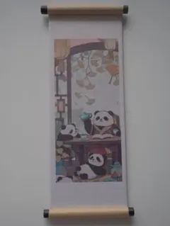 掛け軸　パンダ　マグネット
