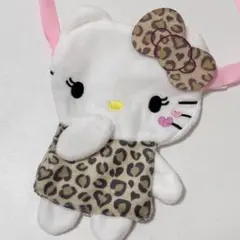 ハローキティーガチャガチャ　ぬいぐるみポシェット　ガチャ