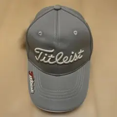 Titleist グレー キャップ 調整可能　マーカー付き