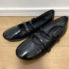 I'ENFANT ブラック バレエシューズ　２１cm