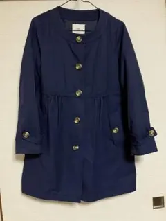 r.p.s アールピーエス ネイビー ボタン付き トレンチコート Mサイズ
