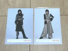 的野美青　生写真　ヒキ　2枚セット