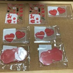 キャラ福くじ　おなまえカスタム 1color RED バーミリオンセット